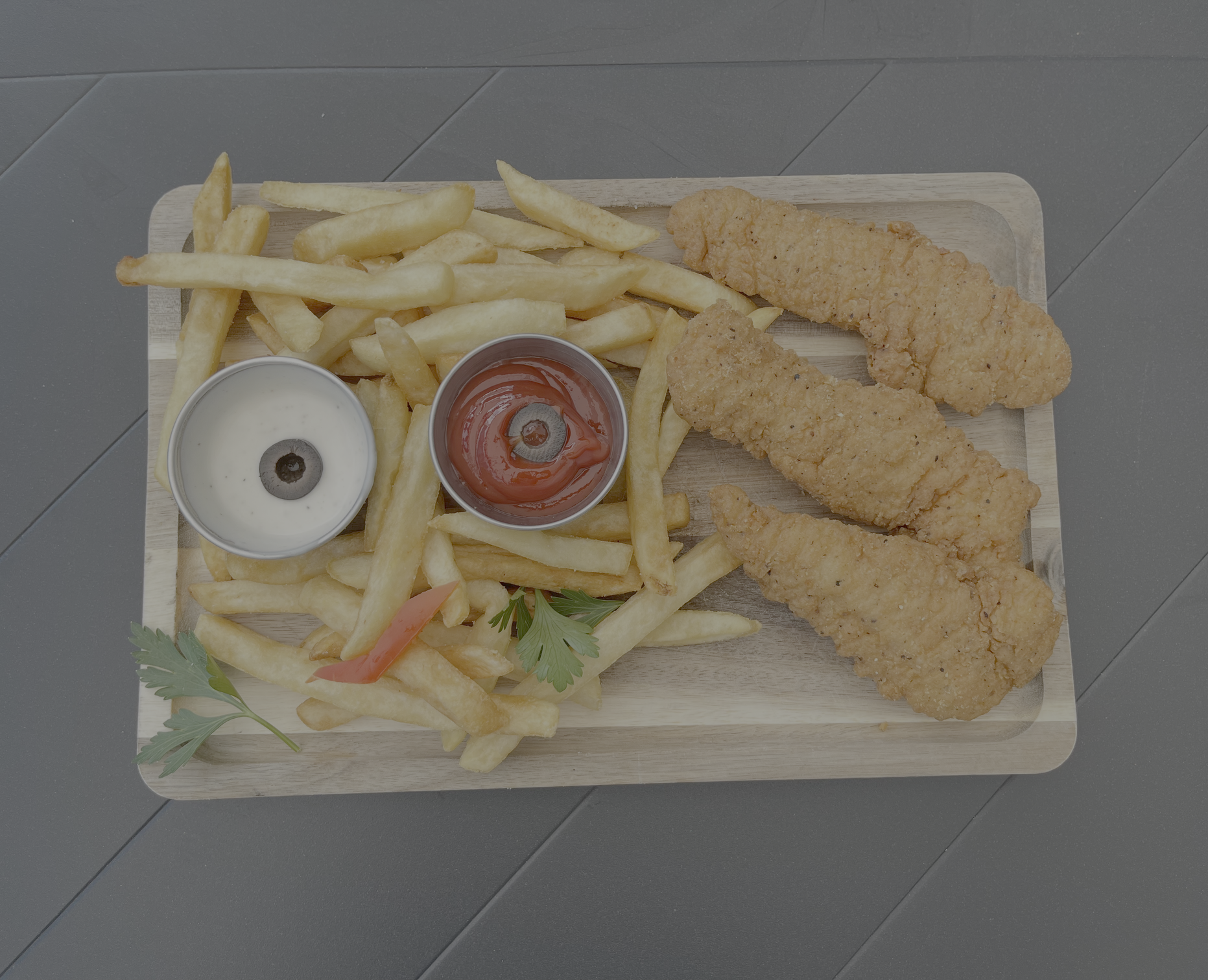 Kids menu - featuring a variety of kid-friendly dishes